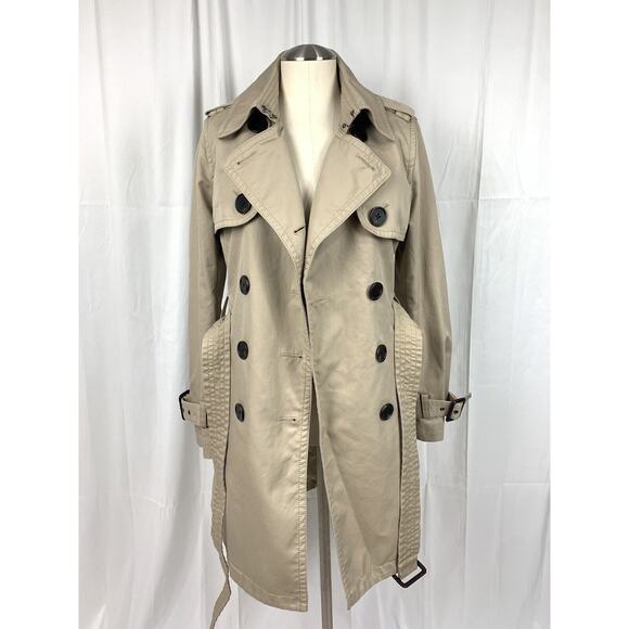 Teenie Weenie All That Bear Preppy Style Gold Bear Trench Coat Size FL - Picture 1 of 16